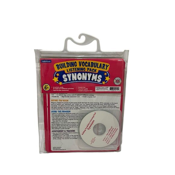 Lakeshore Building Vocabulary Listening Pack Synonyms With Disc 2006 - Picture 1 of 9